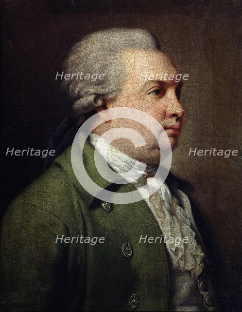 'Portrait of the Dramatist Denis I Fonvizin', c1784-c1785. Artist: Armand Charles Caraffe