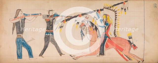 Maffet Ledger: Drawing, ca. 1874-81. Creator: Unknown.