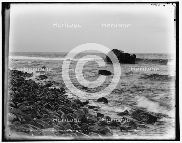 Old Man's Face, Point Judith, Narragansett, R.I., between 1880 and 1899. Creator: Unknown.