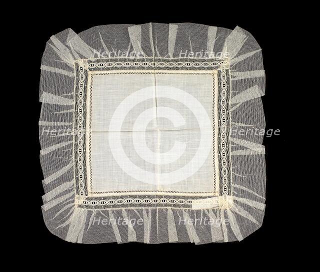 Handkerchief, American, second quarter 19th century. Creator: Unknown.