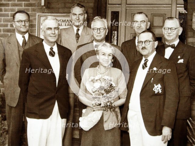Mosman Library's last day at the Belmont Road premises, 11 October 1952. Creator: Unknown.