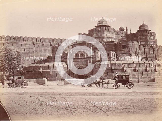 Red Fort, Delhi, India, 1860s-70s. Creator: Unknown.