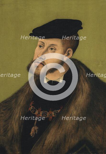 Portrait of the Emperor Charles V, 1533. Creator: Lucas Cranach the Elder.