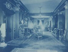 Mary Scott Townsend House, Wash., D.C.: Lobby with fireplace, c1910. Creator: Frances Benjamin Johnston.