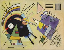 Black and violet. Artist: Kandinsky, Wassily Vasilyevich (1866-1944)