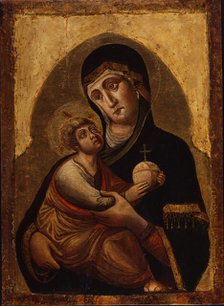 Virgin and child, 15th century. Creator: Vivarini, Alvise (ca. 1446-ca. 1505).