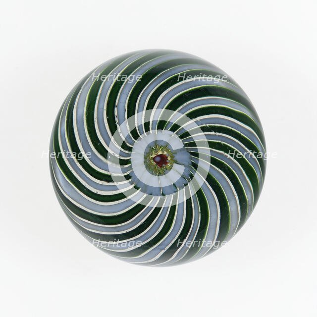 Paperweight, Clichy, c. 1845-55. Creator: Clichy Glassworks.