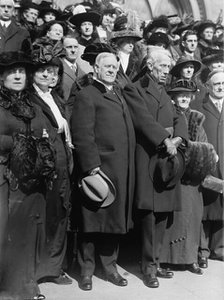 Radcliffe, Dr. Wallace Pastor, New York Avenue Presbyterian Church with Woodrow Wilson, G..., 1914. Creator: Harris & Ewing.