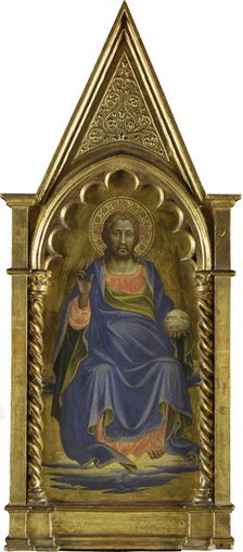 Christ as Salvator Mundi, 1404-1407. Creator: Gherardo di Jacopo.