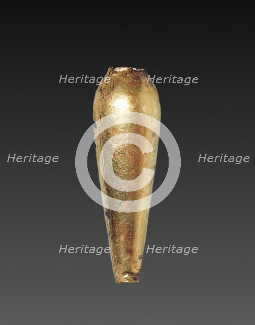 Teardrop-Shaped Bead, 1980-1801 BC. Creator: Unknown.