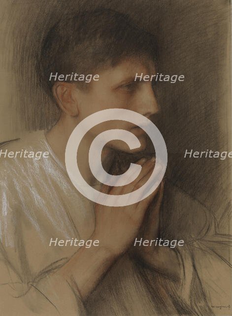 Disciple from Emmaus, 1896. Creator: Pascal Adolphe Jean Dagnan-Bouveret.