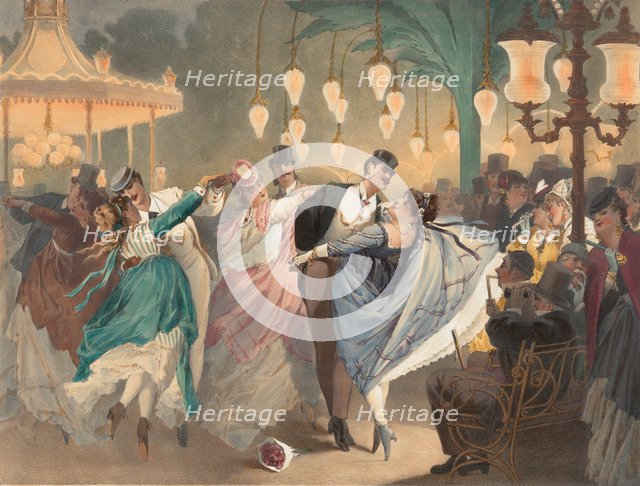 La valse à Mabille, 1870.