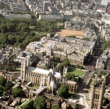 Westminster Abbey and Whitehall, London, 2002. Artist: EH/RCHME staff photographer