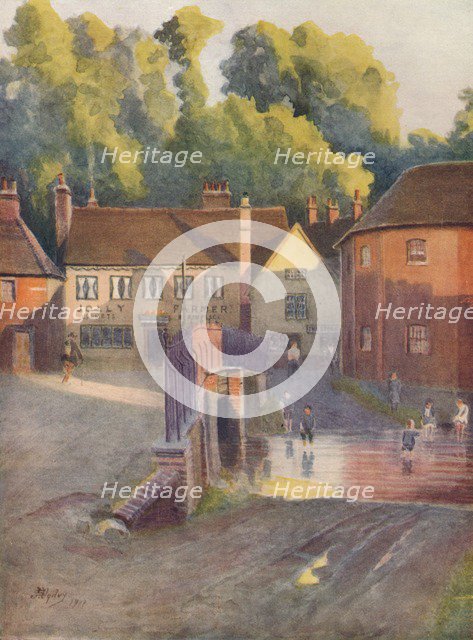 'Cobbett's Birthplace, Farnham', 1911, (1914). Artist: James S Ogilvy.