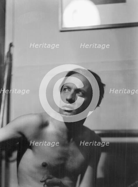 Bolm, Adolph, portrait photograph, 1928 Oct. Creator: Arnold Genthe.