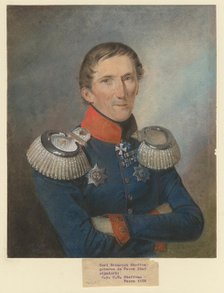 General Georg Wilhelm von Hofmann (1777–1860), 1838. Artist: Steffens, Carl Heinrich (1801-?)