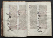 The Gotha Missal: Fol. 13v, Text , c. 1375. Creator: Master of the Boqueteaux (French); Workshop, and.