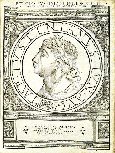 Lustinianus II (520 - 578 AD), 1559.