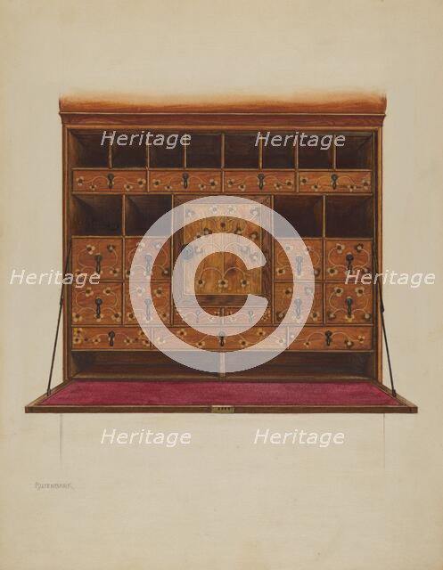 Secretary, c. 1938. Creator: Ernest Busenbark.