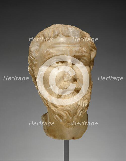 Head of a Priest or Saint, about A.D. 400. Creator: Unknown.