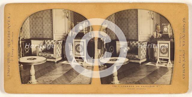 Chambre de Napoleon 1er, (Grand Trianon), 1855-1865. Creator: E Lamy.