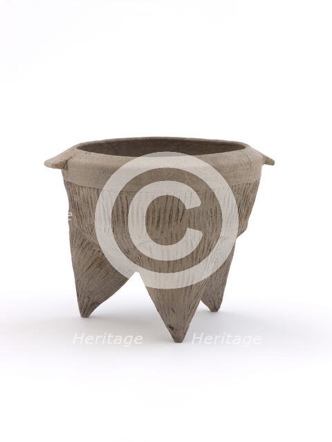 Tripod bowl with two lugs, about 2500-2200 B.C.E.. Creator: Unknown.