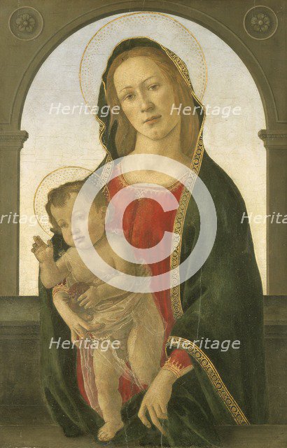'Virgin and child with a pomegranate', c1488. Artist: Sandro Botticelli.