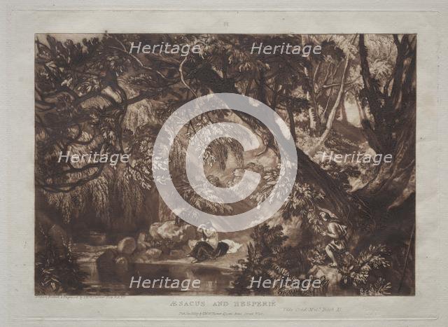 Liber Studiorum: Aesacus and Hesperie. Creator: Joseph Mallord William Turner (British, 1775-1851).