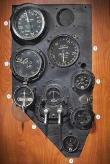 Fokker T-2 Instrument Panel, 1923. Creator: Unknown.