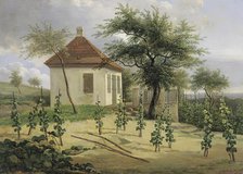 Pavilion on Dr. Körner’s vineyard near Loschwitz, 1828. Creator: Traugott Faber.