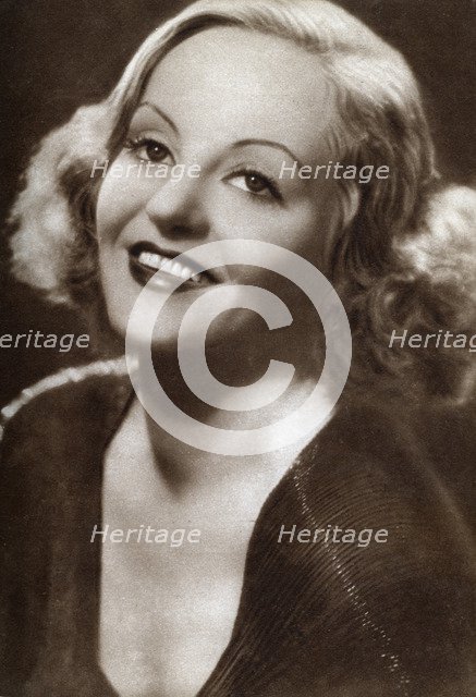 Tallulah Bankhead, American actress, talk-show host and bonne vivante, 1933. Artist: Unknown