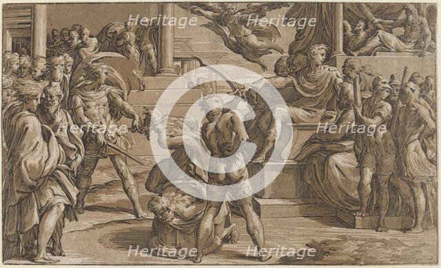 The Martyrdom of Saints Peter and Paul, c. 1530. Creator: Antonio da Trento.