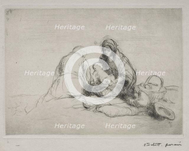 Rest on the Flight into Egypt. Creator: Jean Louis Forain (French, 1852-1931).