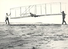 Wright Brothers' Glider Tests, Kill Devil Hills, North Carolina, USA, October 10, 1902.  Creator: NASA.