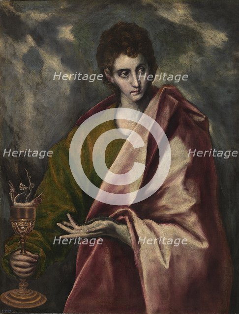 Saint John the Evangelist, c. 1605. Artist: El Greco, Dominico (1541-1614)