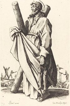 Saint Andrew, published 1631. Creator: Jacques Callot.