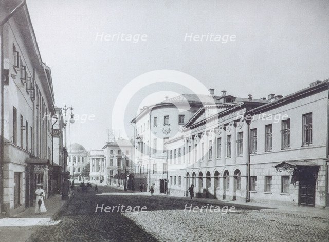 Mokhovaya Street in Moscow, 1890s.