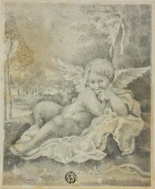 Cupid in a Landscape, after 1611. Creator: Unknown.