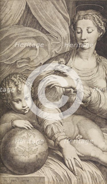 Madonna of the Rose, 16th-17th century., 16th-17th century. Creator: Anon.