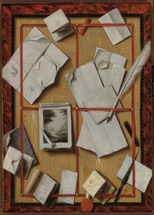 Trompe l'oeil, 1665. Creator: Gijsbrechts, Cornelis Norbertus (before 1657-after 1675).