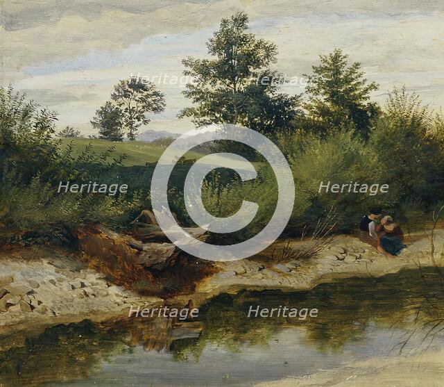 Stream Landscape, 1820. Creator: Friedrich Philipp Reinhold.