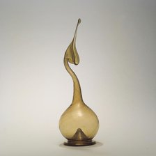 Swan-Neck Bottle (Ashkdan), Iran, 19th century. Creator: Unknown.