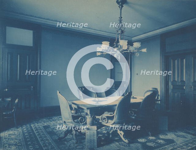 Office in the Sun Building, 1317 F St., N.W., Washington, D.C., between 1890 and 1950. Creator: Frances Benjamin Johnston.