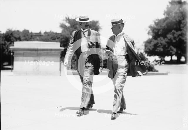 Joseph Little Bristow, Assistant Postmaster General; Senator From Kansas, (Left), 1911. Creator: Harris & Ewing.