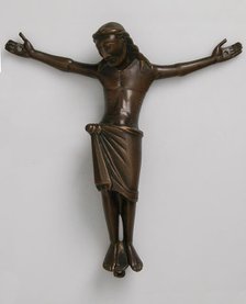 Crucified Christ, Mosan or Rhenish, third quarter 12th century. Creator: Unknown.