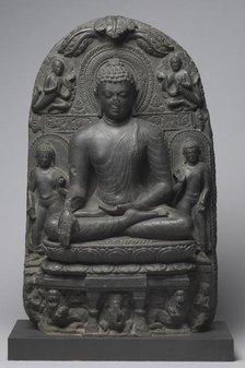 Buddha Calling on Earth to Witness, 800s. Creator: Unknown.