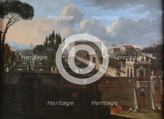 Villa Aldobrandini, 1650-1652. Creator: Withoos, Matthias (1627-1703).