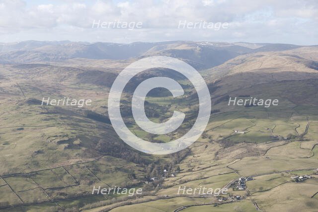 Longsleddale from the south, Cumbria, 2015. Creator: Historic England.
