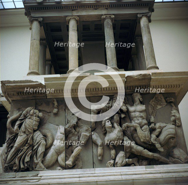 Altar of Zeus detail, 2nd century BC. Artist: Unknown