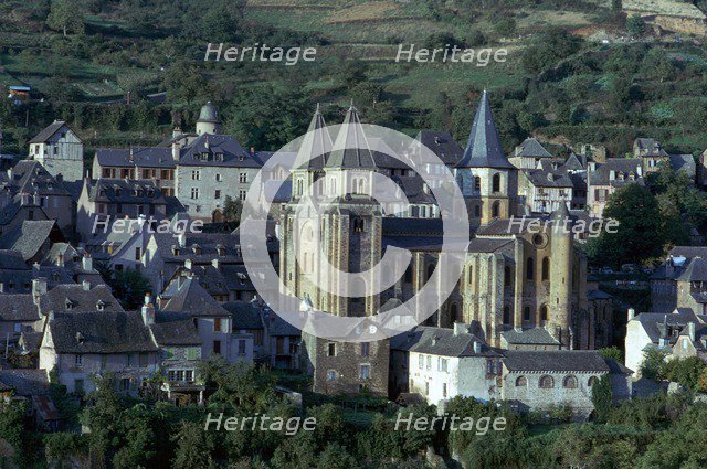 Sainte Foy church in Conques, 12th century. Artist: Unknown